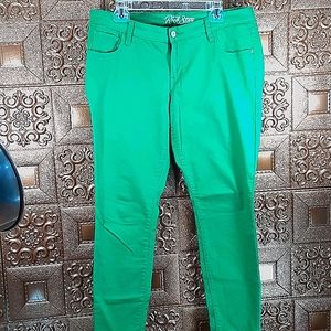 Old Navy Rockstar Green Jegging